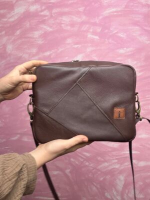 Torebka Box skrawkowiec skóra naturalna full