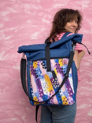 Tripek rajaner 2w1 nowe wymiary Ryanaira kropki