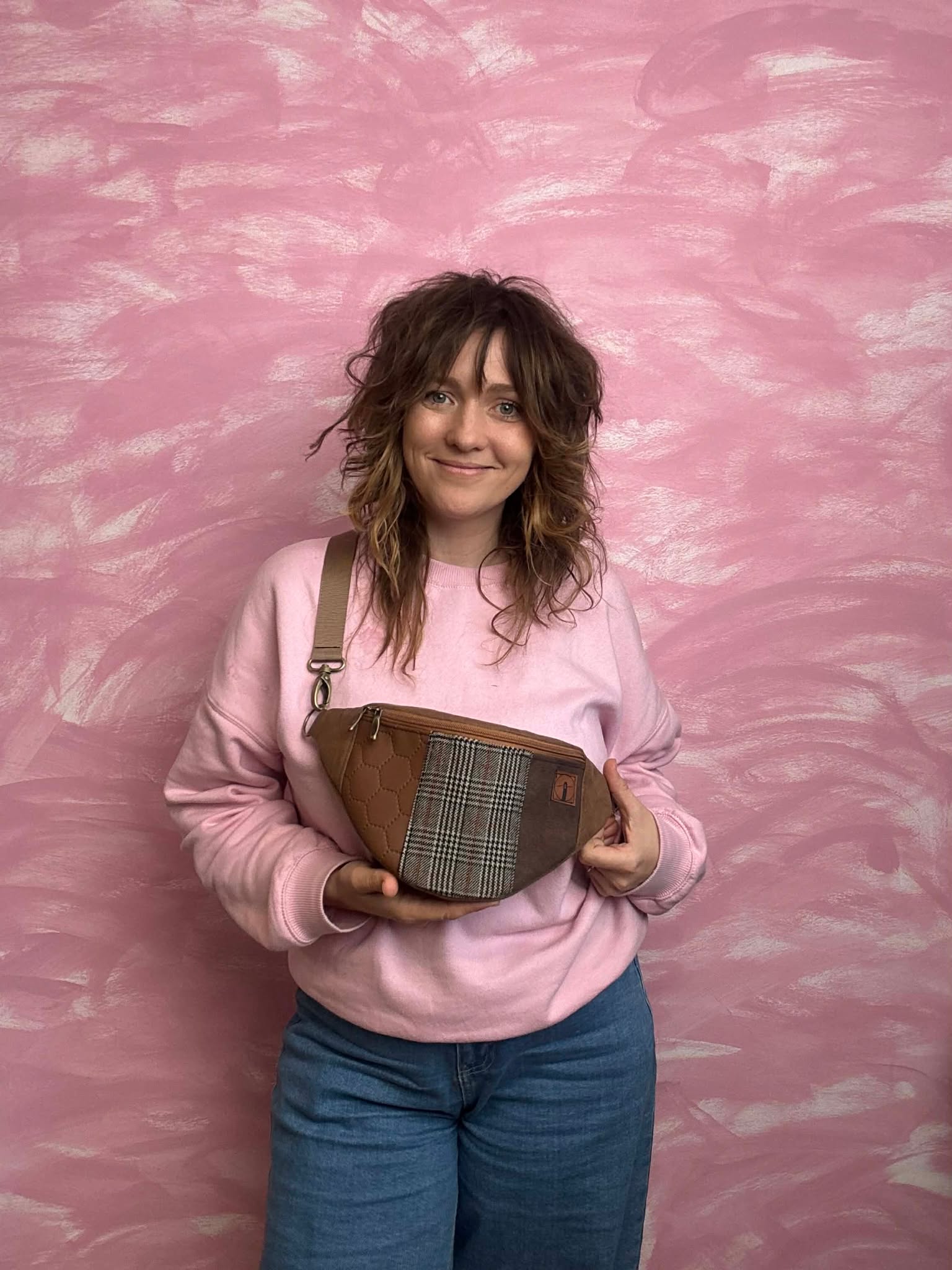 Nerka baggy Skrawkowiec MINI z brązowym miodkiem