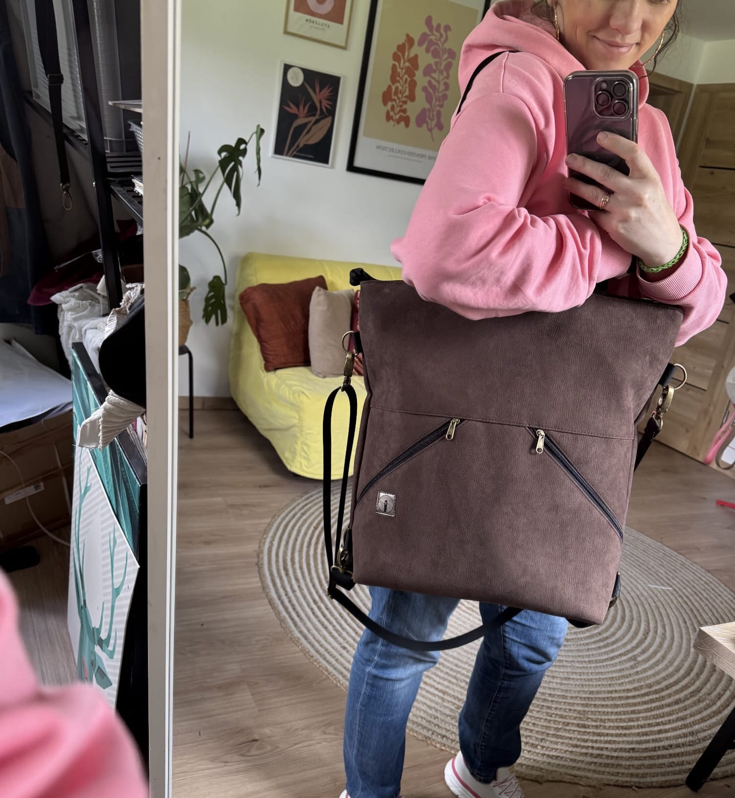 Szopera Trójbag ciemna czekolada full