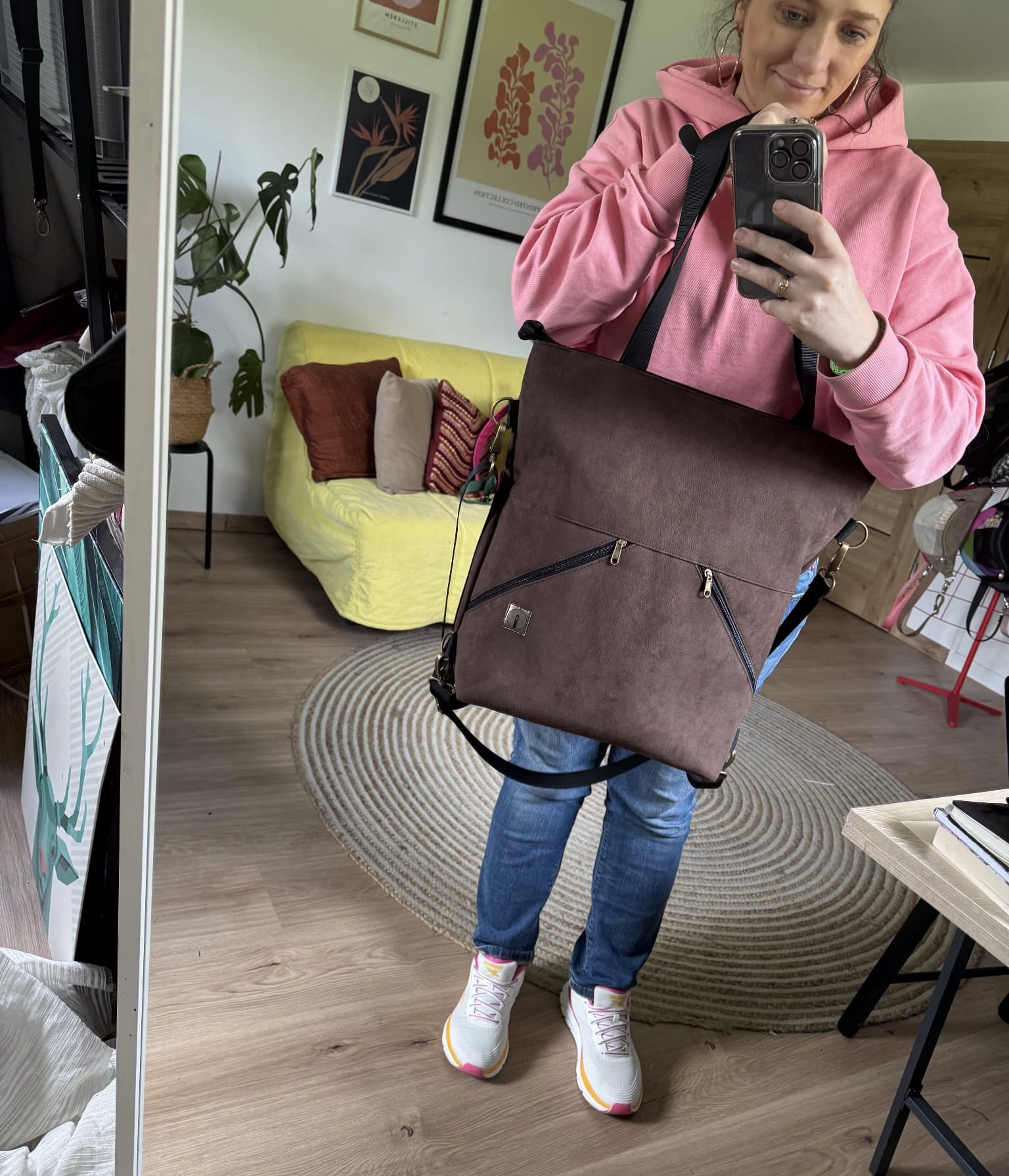 Szopera Trójbag ciemna czekolada full - obrazek 2