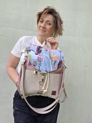 Plecak Klapkowiec 2w1 MINI Bella donna